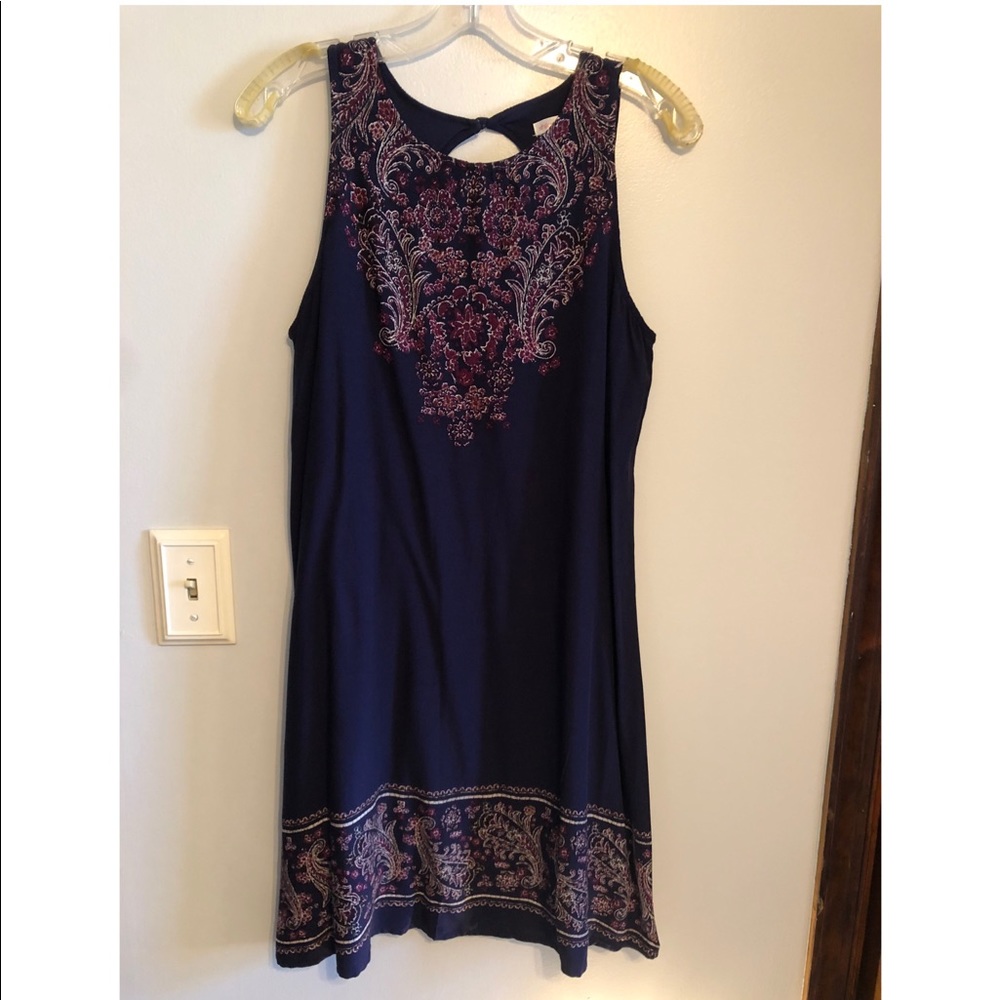 Paisley print xhilaration dress